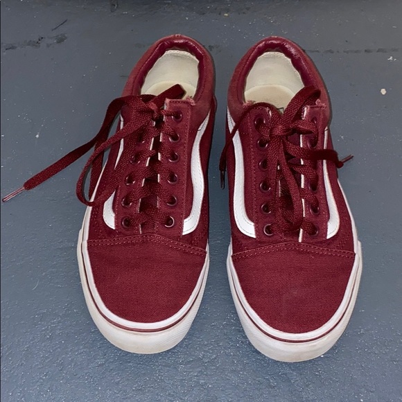 Maroon Classic Vans